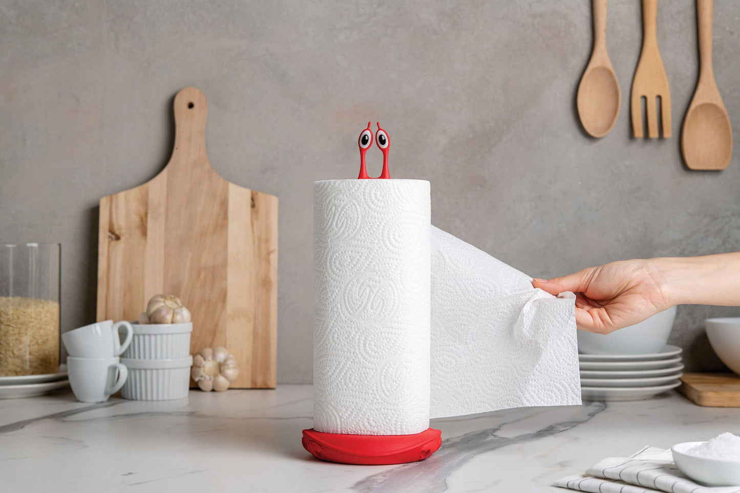 Crab N' Roll kitchen roll holder