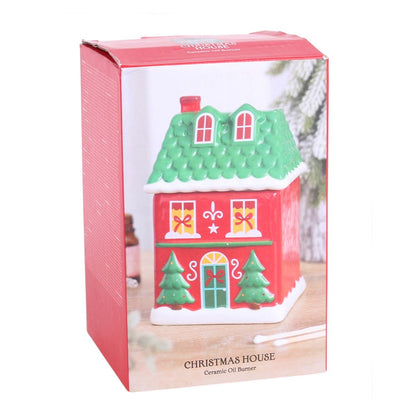 Red Christmas House Melt/Oil Burner