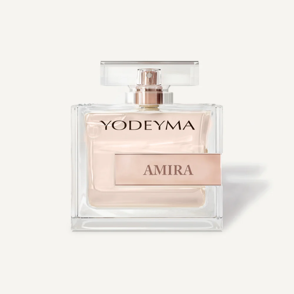 Yodeyma Amira perfume bottle on a white background