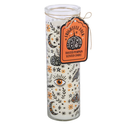 FRIGHTFUL FOLK Toasted Pumpkin Tube Candle