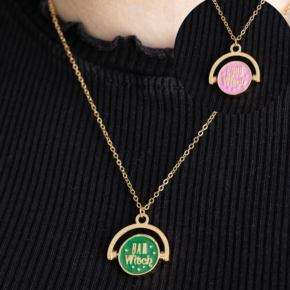 Which Witch Are You Spinning Necklace- Wicked Inspired