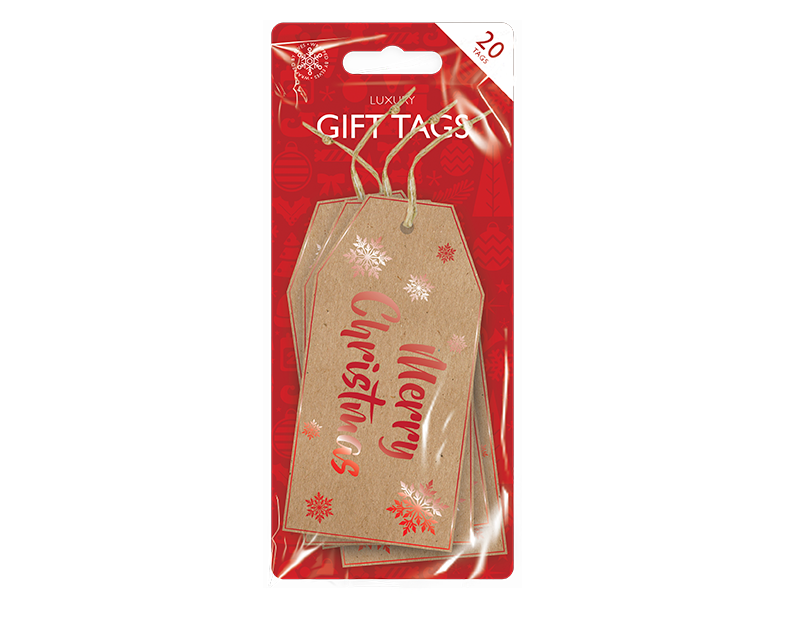 Luxury Christmas Gift Tags - 20 Pack