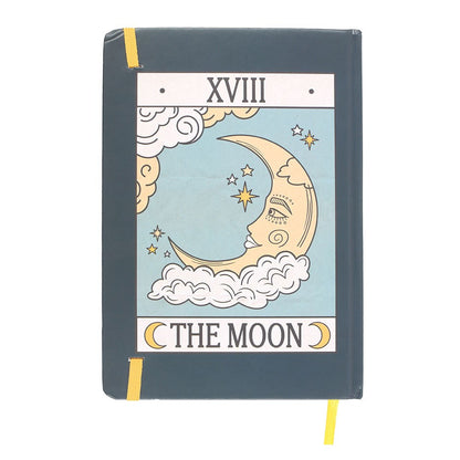 The Moon Vintage Tarot A5 Paper Notebook