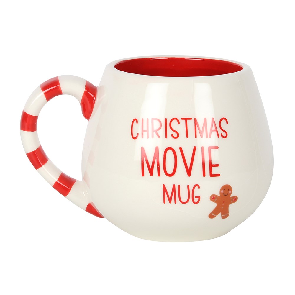 Tasse arrondie de film de Noël