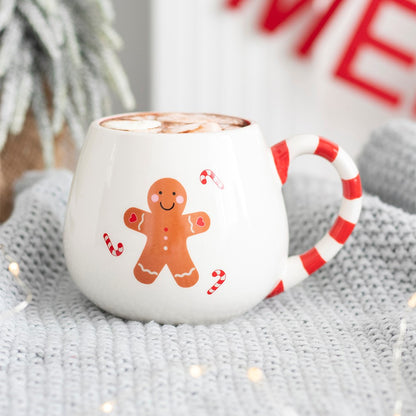 Gingerbread Cosy Season Rounded Christmas Mug