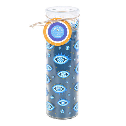All Seeing Eye White Sage Tube Candle