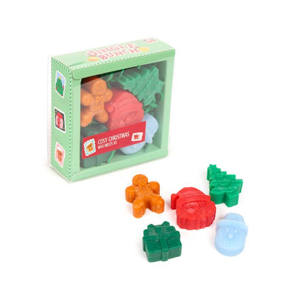 Cosy Christmas Jingle Bunch Set of 5 Shaped Wax Melts