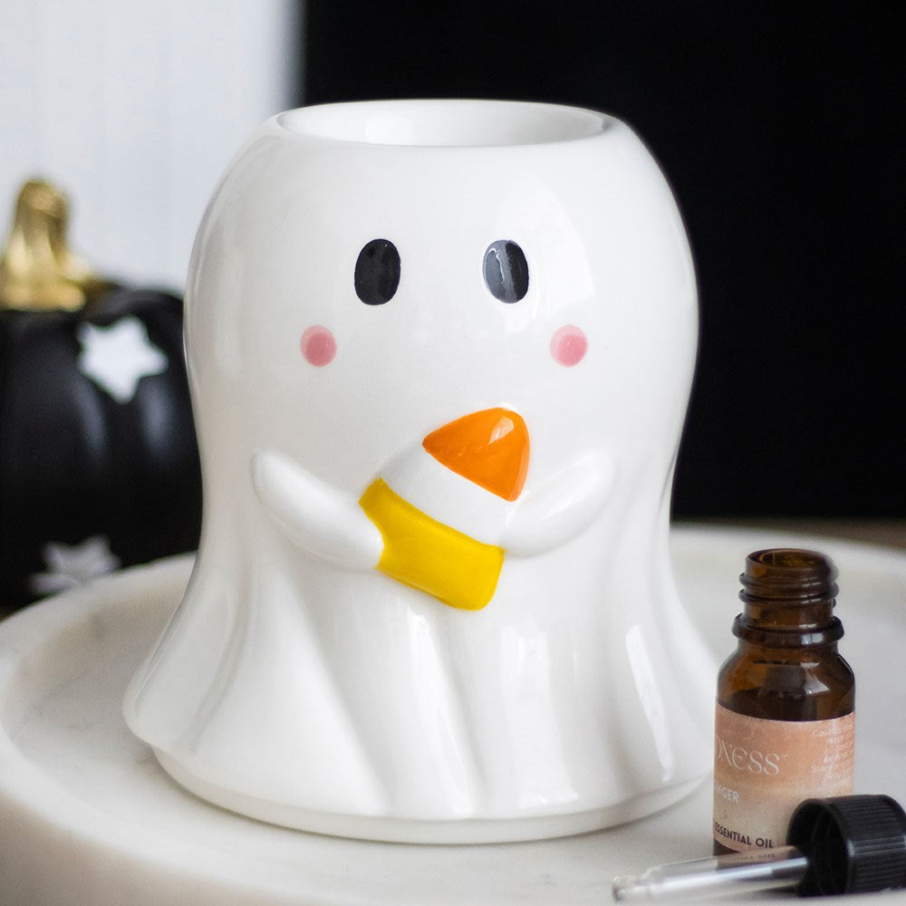 Candy Corn Ghost Oil Burner And Wax Warmer