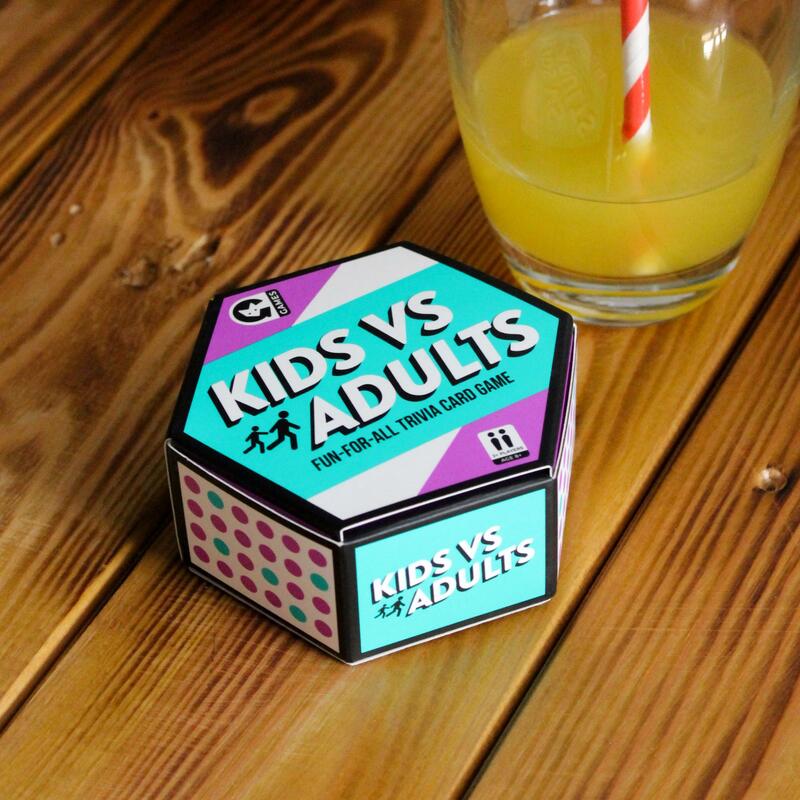 Kids Vs. Adults Card Game