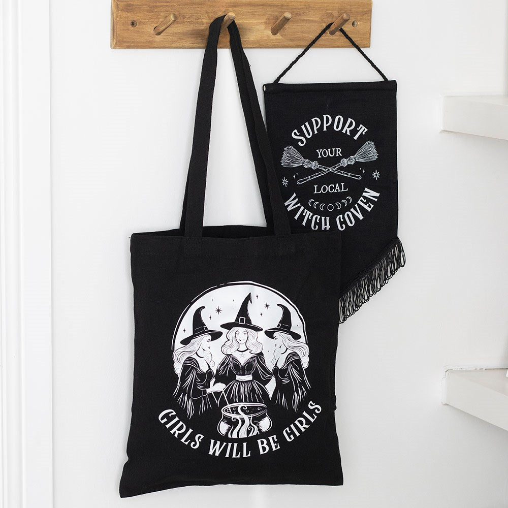 Girls Will Be Girls Witchy Tote Bag