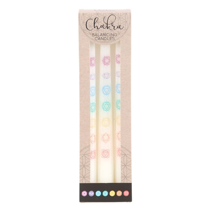 Chakra Balancing Taper Dinner Candle