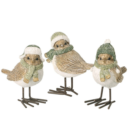 Birds in Scarves Trio Mix