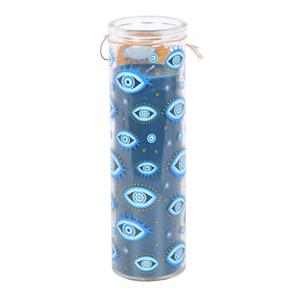 All Seeing Eye White Sage Tube Candle