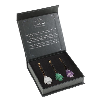 Crystal Christmas Tree Decorations - Set of Three