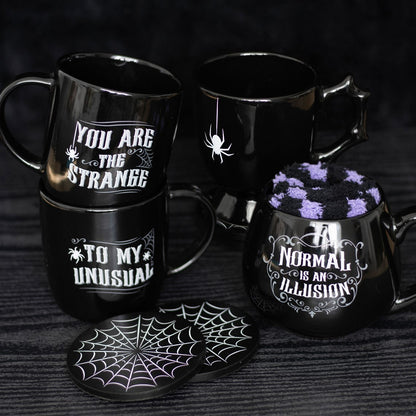 Normal Is An Illusion Gothic Mug And Socks Set