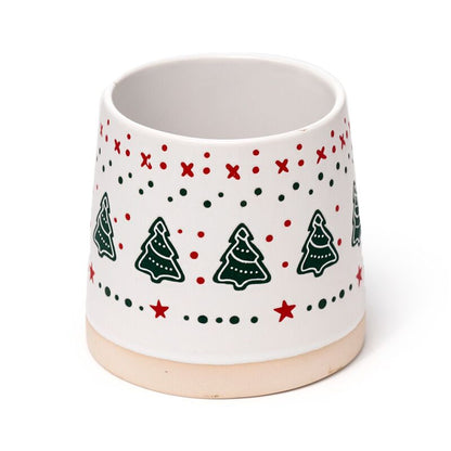 Christmas Tree Tapered Stoneware Mug