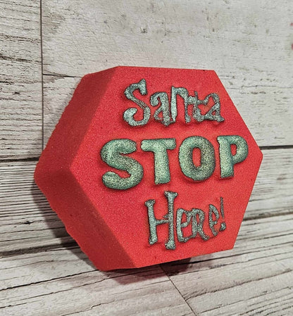 Santa Stop Here Bath Bomb