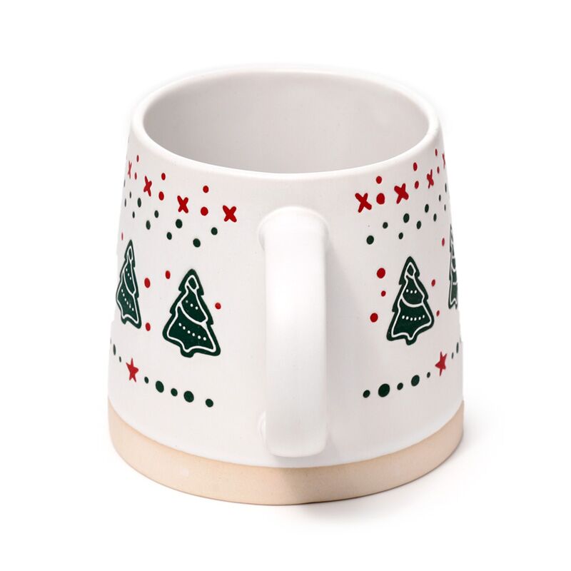 Christmas Tree Tapered Stoneware Mug