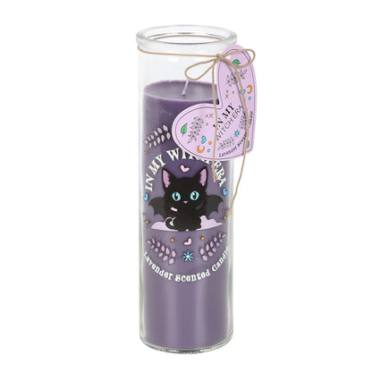Of Whiskers And Wings Lavender Tube Candle