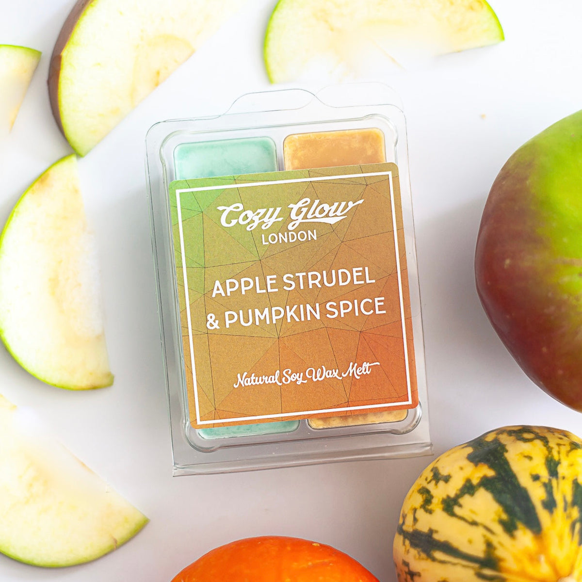 Cozy Glow Apple Strudel & Pumpkin Spice Soy Wax Melt