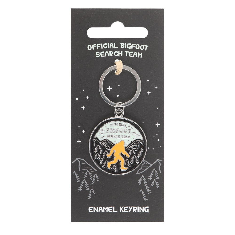 Bigfoot Enamel Keyring & Pin Badge