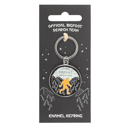 Bigfoot Enamel Keyring & Pin Badge