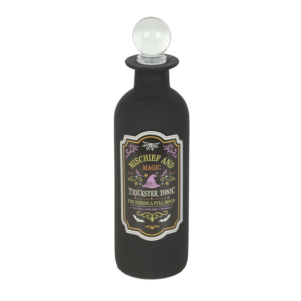 Mischief And Magic Decrative Glass Potion Bottle