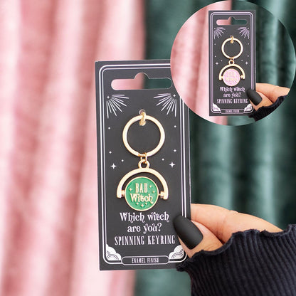 Which Witch Are You Spinning Keyring - Wicked Inspired