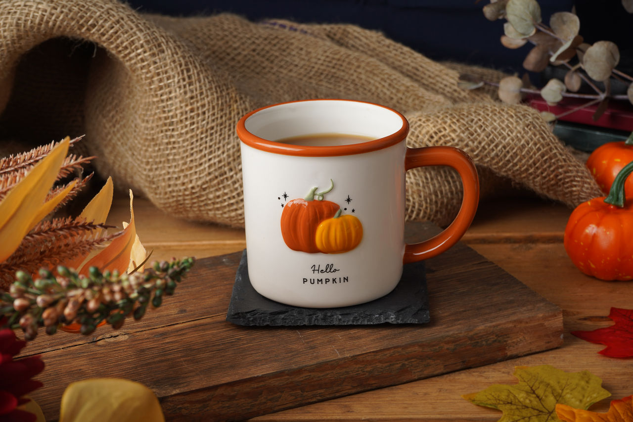 Snuggle Season 'Hello Pumpkin' Stoneware Mug