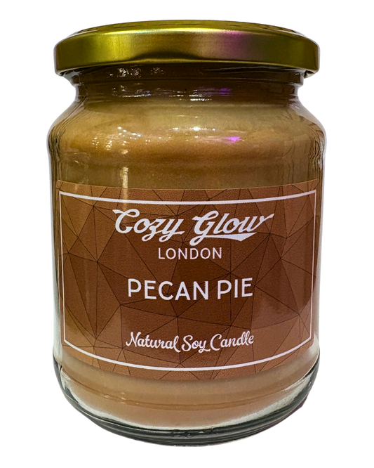 Bougie de soja tarte aux pacanes