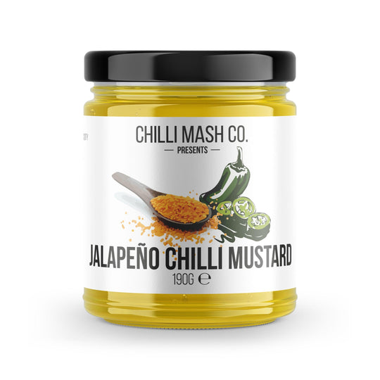 Jalapeño Chilli Mustard | 190ml | Chilli Mash Company | A Spicy Dijon Mustard