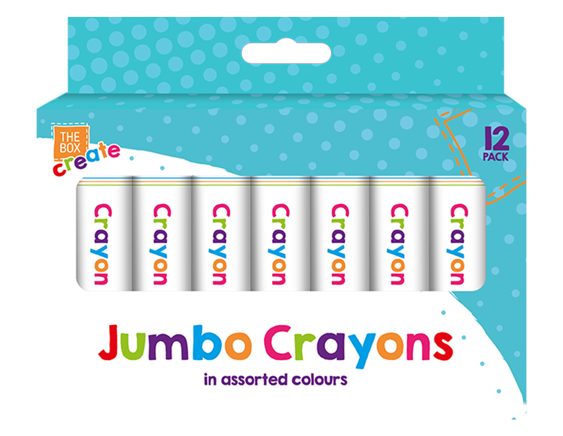 Jumbo Colouring Crayons 12pk