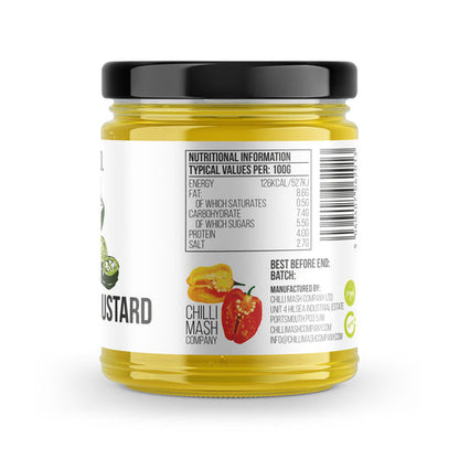 Moutarde au Piment Jalapeño | 190 ml | Entreprise de purée de piment | Une moutarde de Dijon épicée