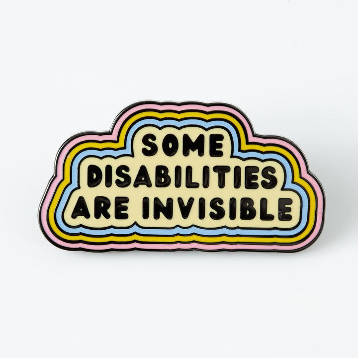 Certains handicaps sont une épingle à émail invisible