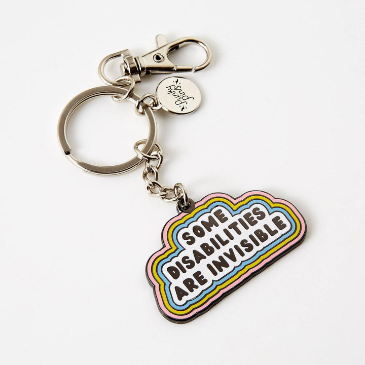 Some Disabilities Are Invisible Hard Enamel Keyring