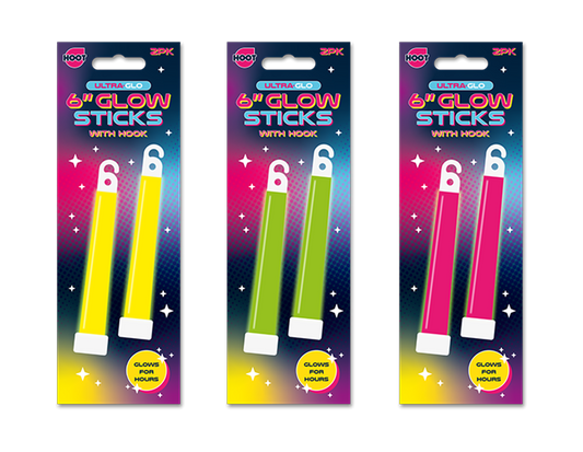 6" Glow Stick 2pk