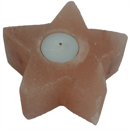 Cozy Glow Himalayan Salt Candle Holder Star