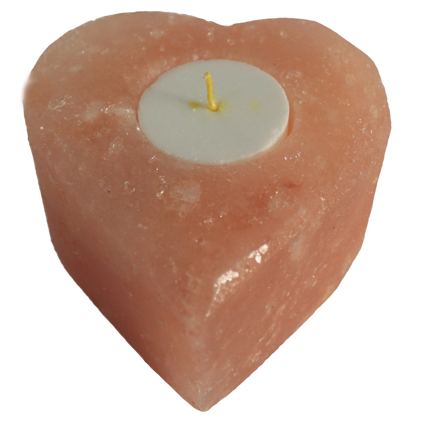 Cozy Glow Himalayan Salt Candle Holder Heart