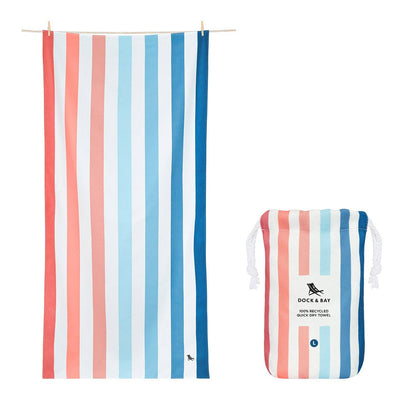 Dock & Bay Quick Dry Towels - Sand to Sea: Large (160x90cm)
