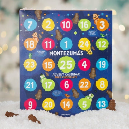 Montezuma's Snowman Advent Calendar - Organic Milk Chocolate