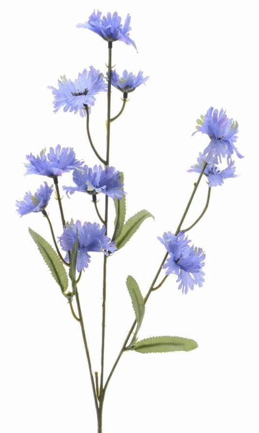 Silk Purple Cornflower 55Cm