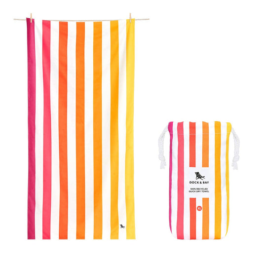 Dock & Bay Quick Dry Towels - Summer - Peach Sunrise