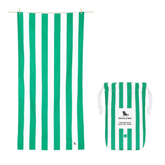 Dock & Bay Quick Dry Towels - Cabana - Cancun Green