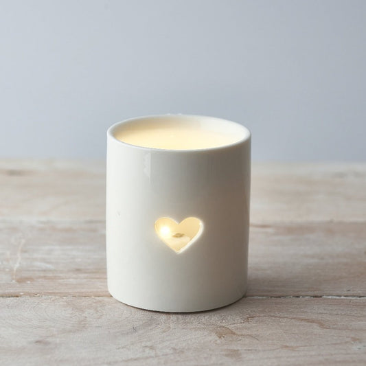 Simple Heart Candle Holder, 8Cm