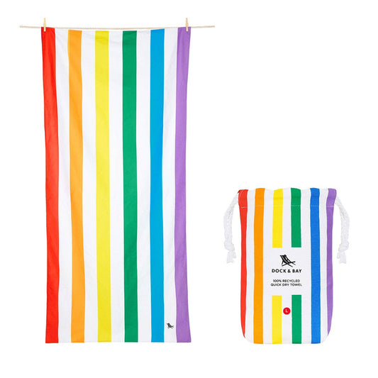 Dock & Bay Quick Dry Towels - Summer - Rainbow Skies