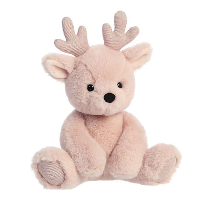 Merry Reindeer Blush Pink Soft Toy