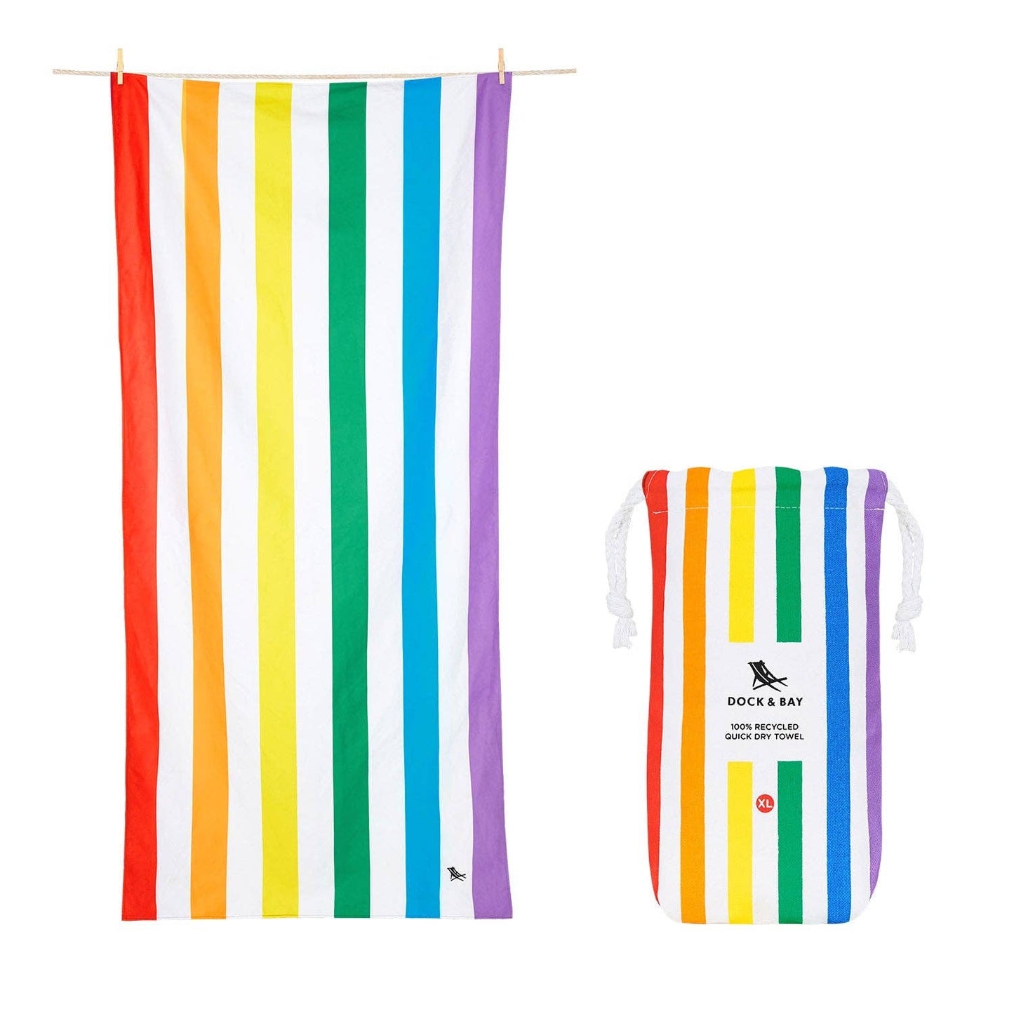 Quick Dry Beach Towels - Stripes - Sand Free