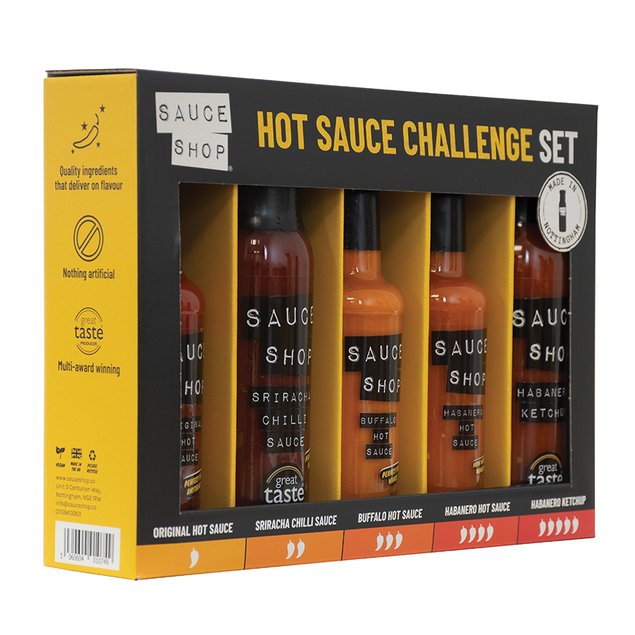 Ensemble de défi de sauce piquante