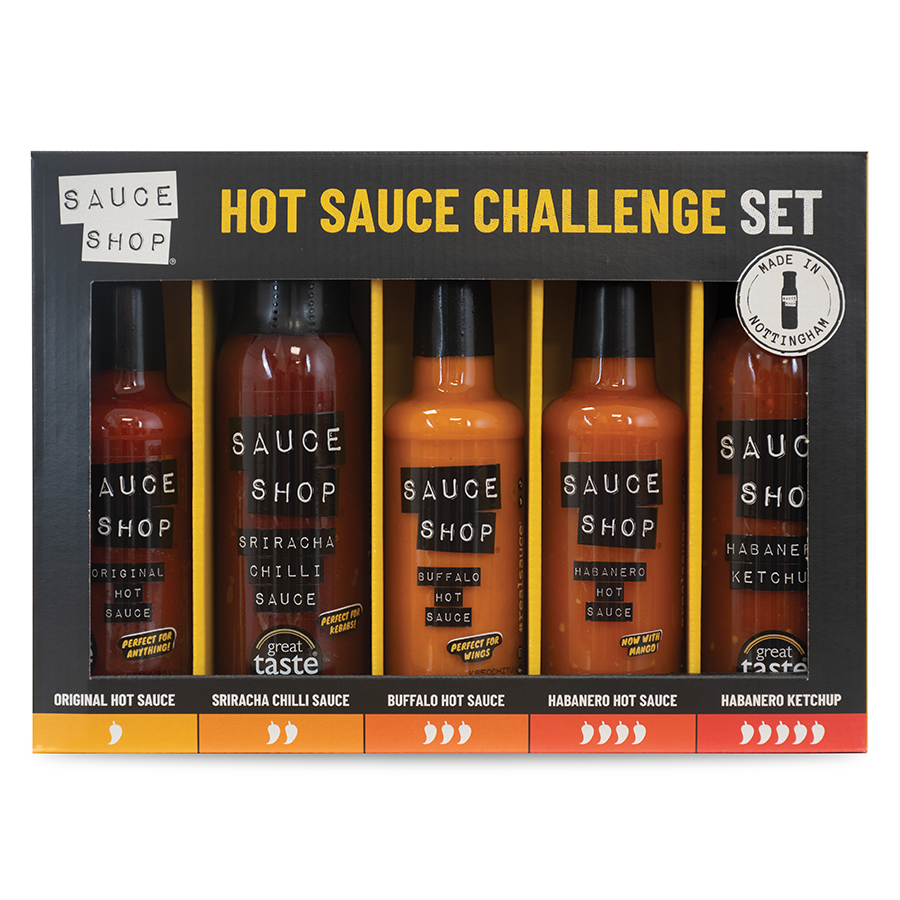 Ensemble de défi de sauce piquante