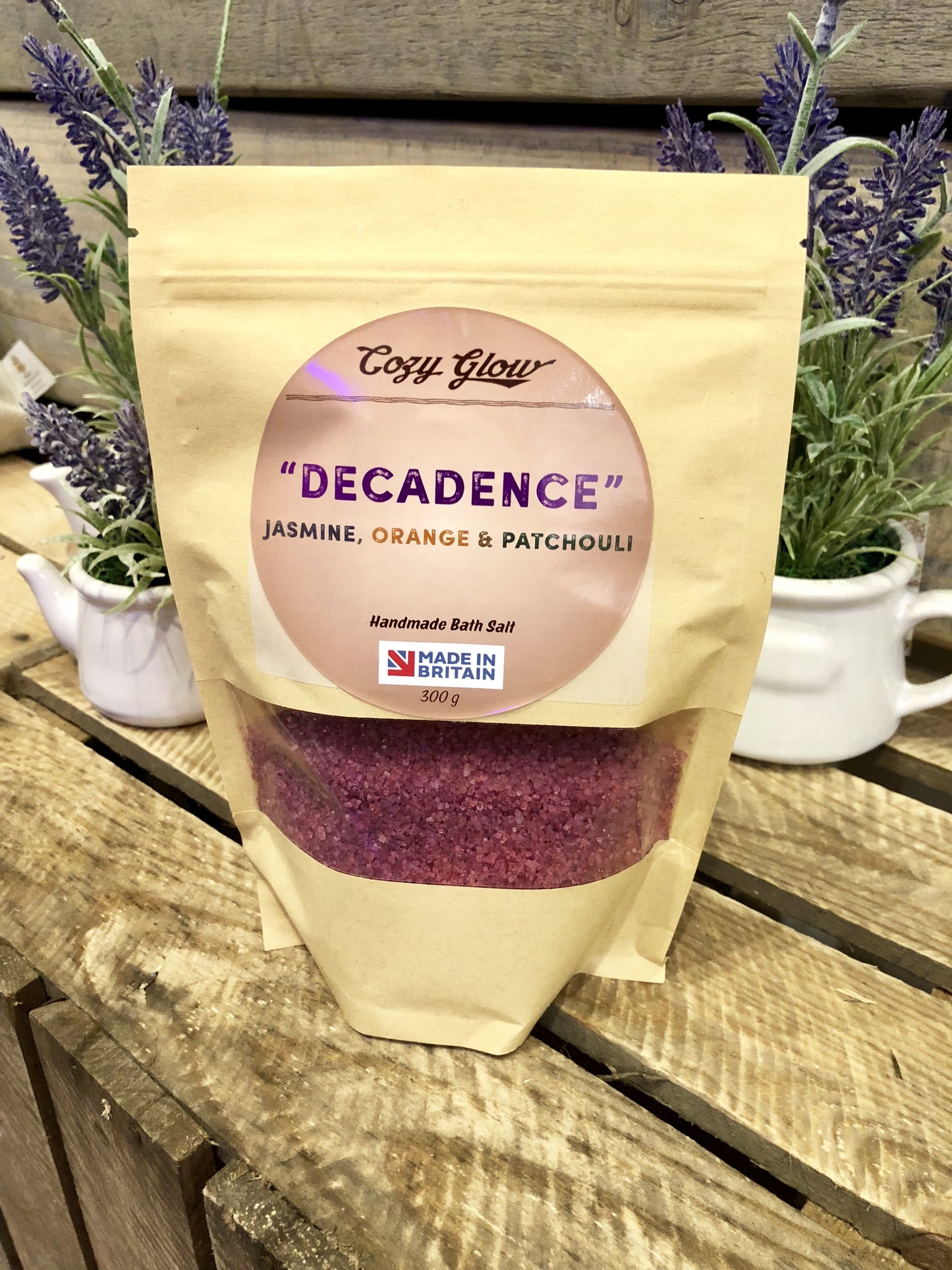 Decadence Jasmine, Orange & Patchouli 300 g Bath Salt